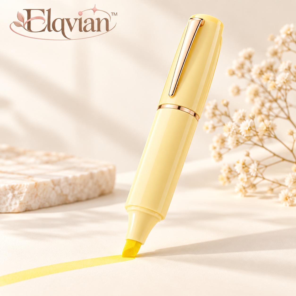 Elqvian Butter Yellow Highlighter