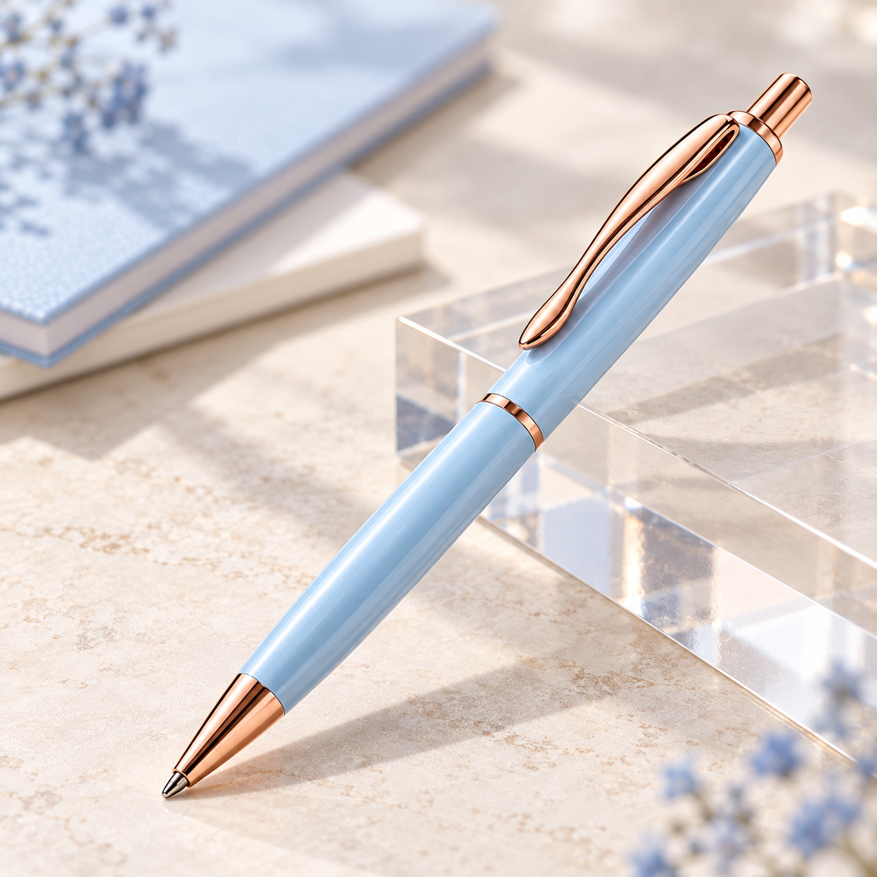 Elqvian Blue Ballpoint Pen Alternate View