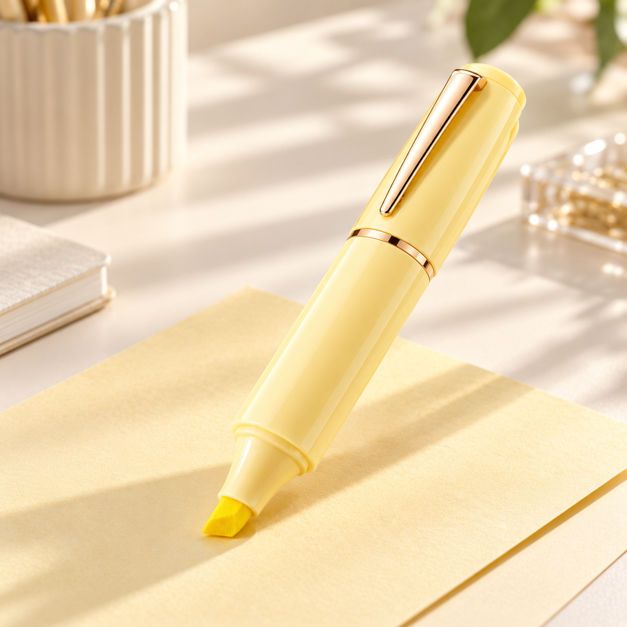 Elqvian Yellow Highlighter Lifestyle View