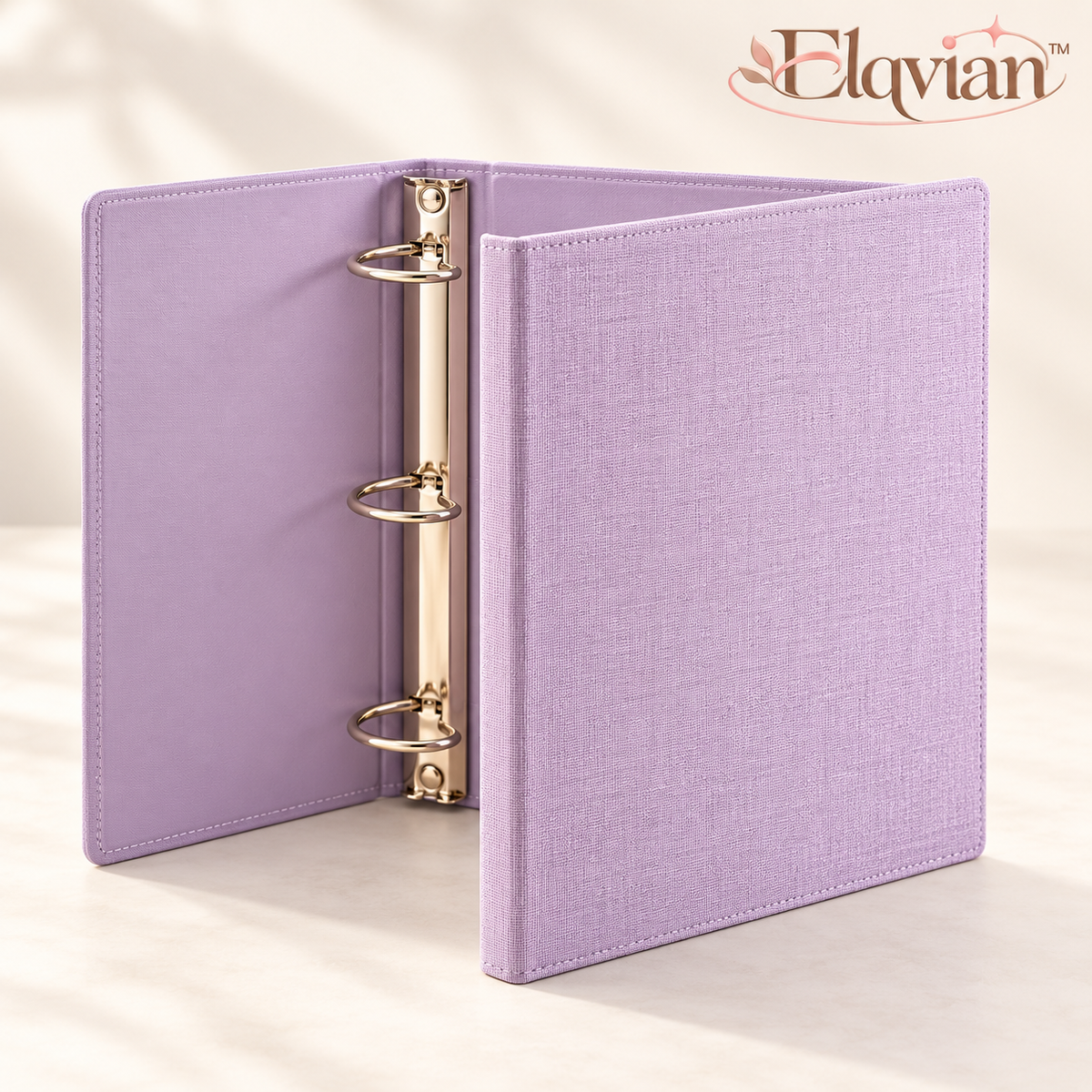 Elqvian™ Elegant Ring Binder Planner Organizer