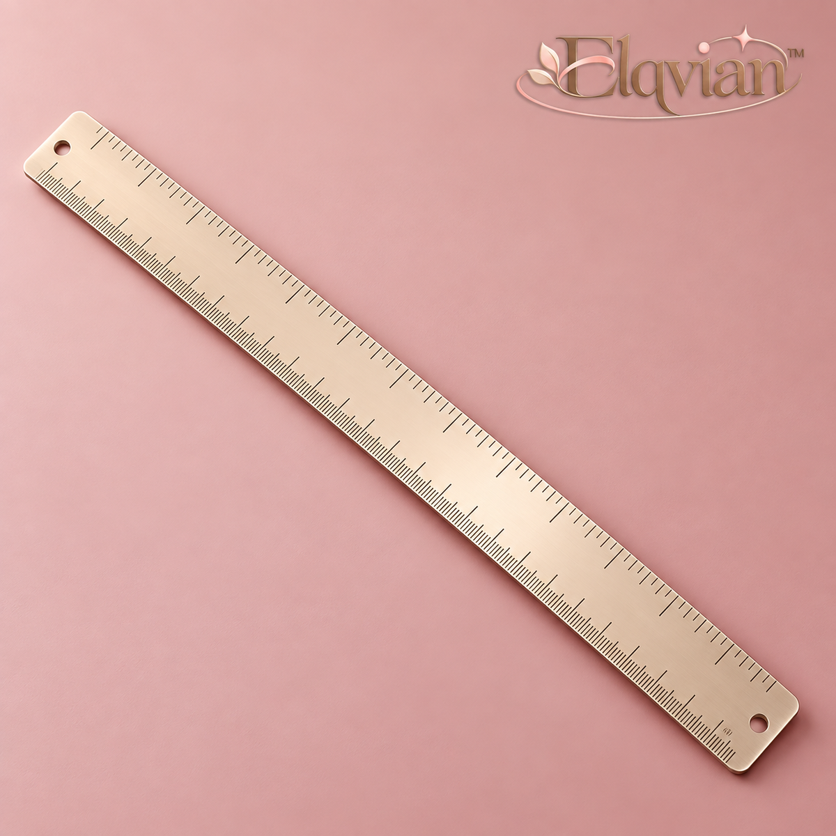Elqvian™ Rose Gold Precision Ruler