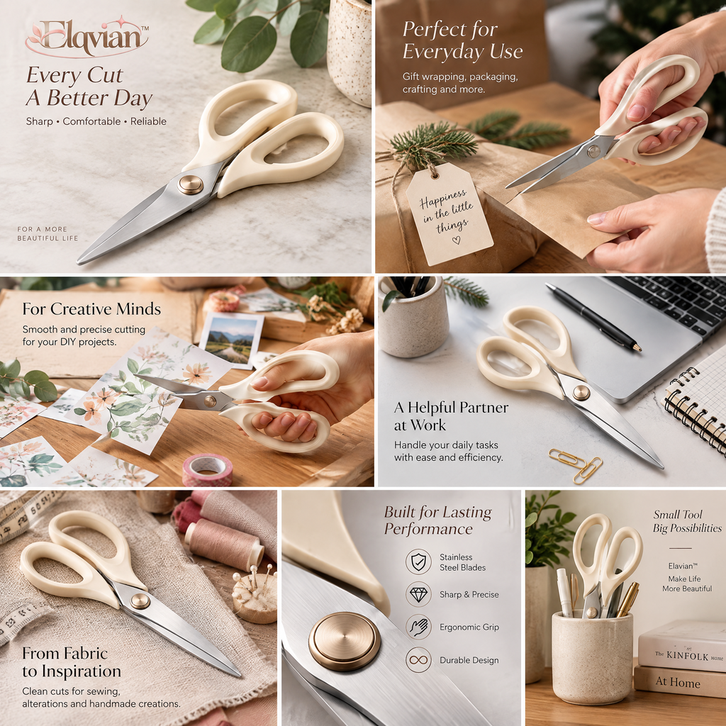 Elqvian™ Premium Craft Scissors