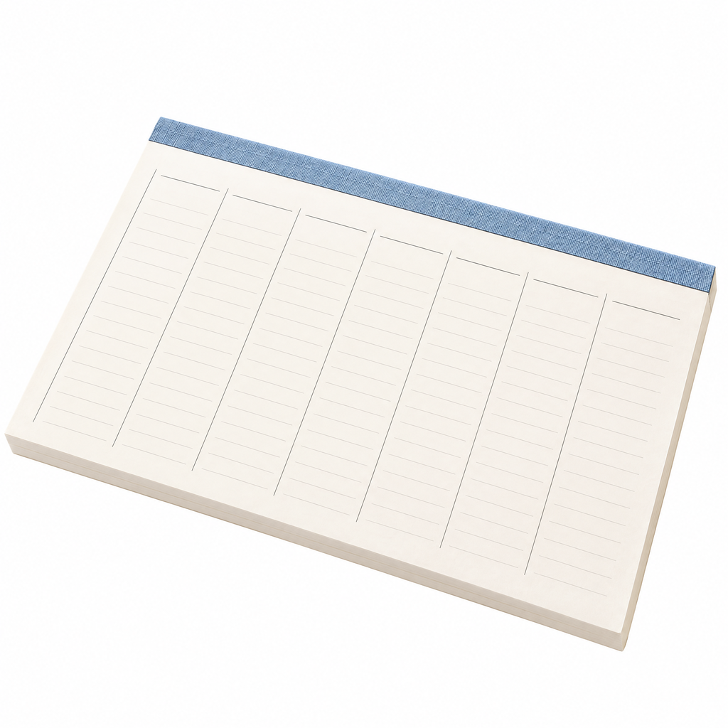 Elqvian™ Minimalist Weekly Desk Planner Pad